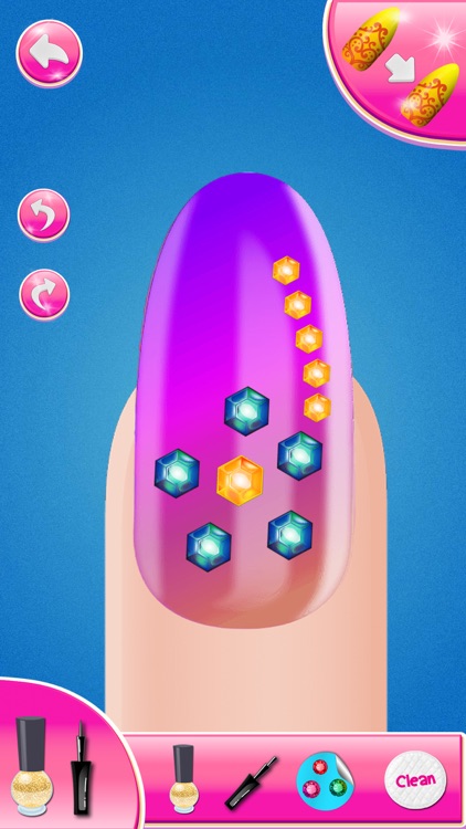 Glitter Nail Salon Games by Djordje Vukojevic