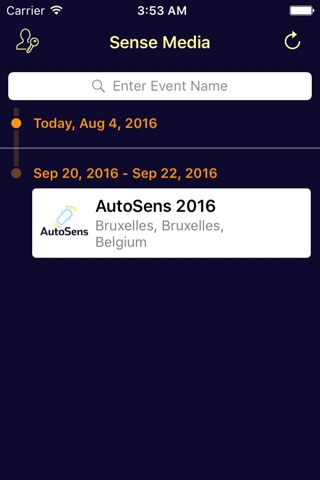 Sense Media Events screenshot 2