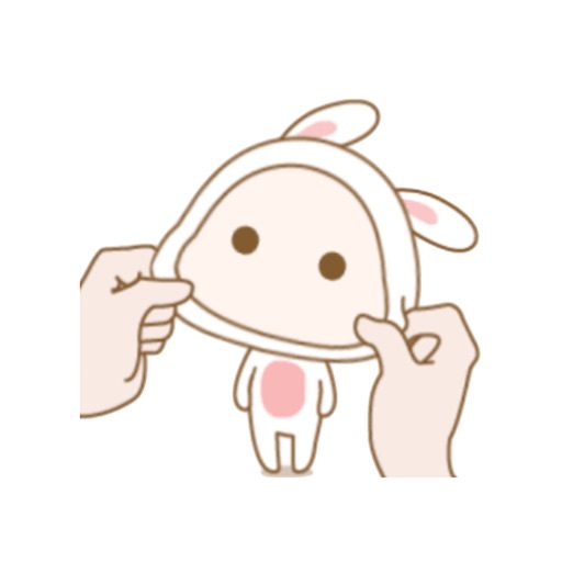 Anna Rabbit animated stickers icon