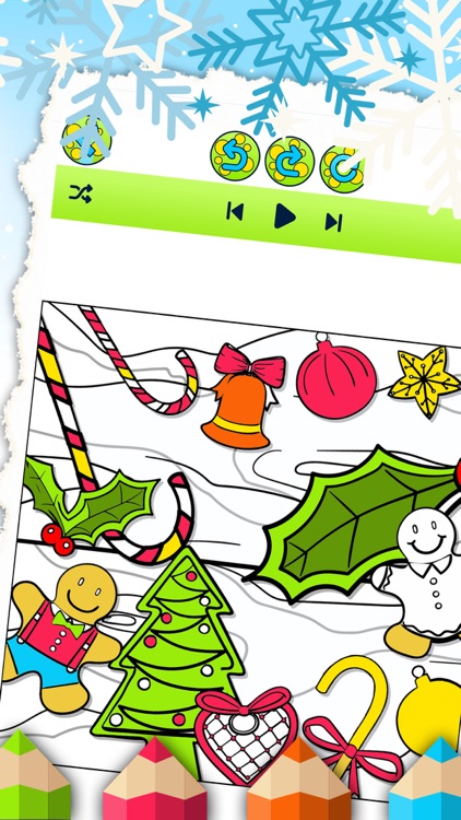 Christmas Colorfly – Free Color.ing Book for Kids screenshot-4