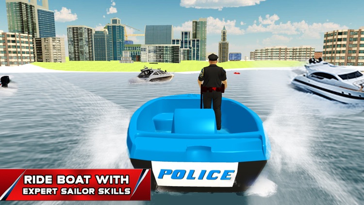 Police Transporter Sea Boat & Ship Sailing Sim