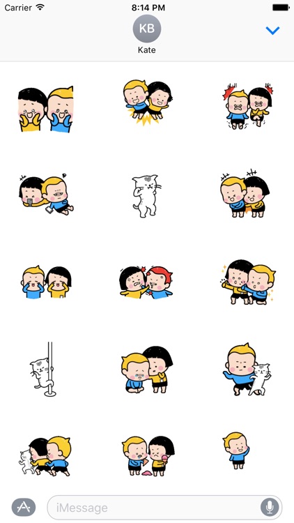 Couple Funny stickers