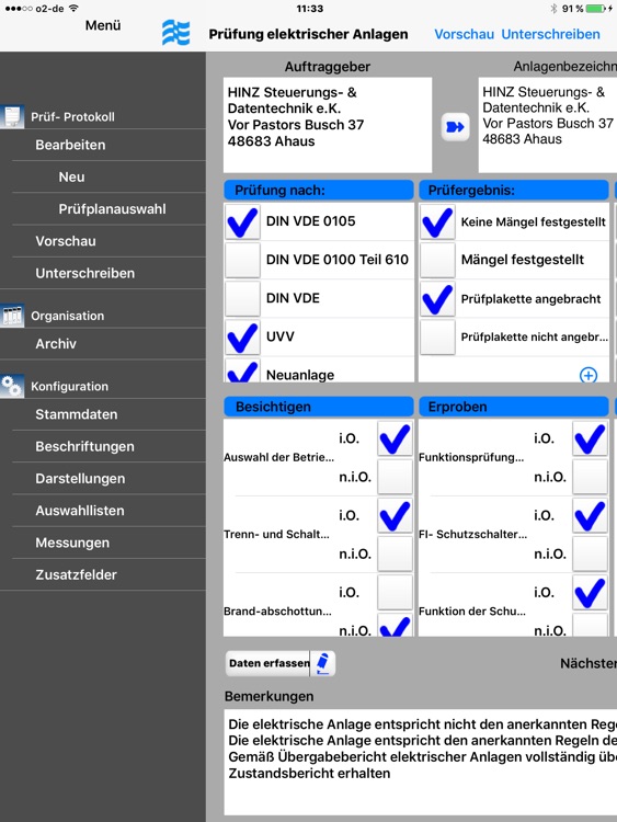 MEiAPPS Checkliste