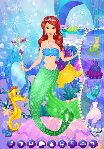 Ice Princess Mermaid: Girl Makeup & Dress Up Games screenshot 4