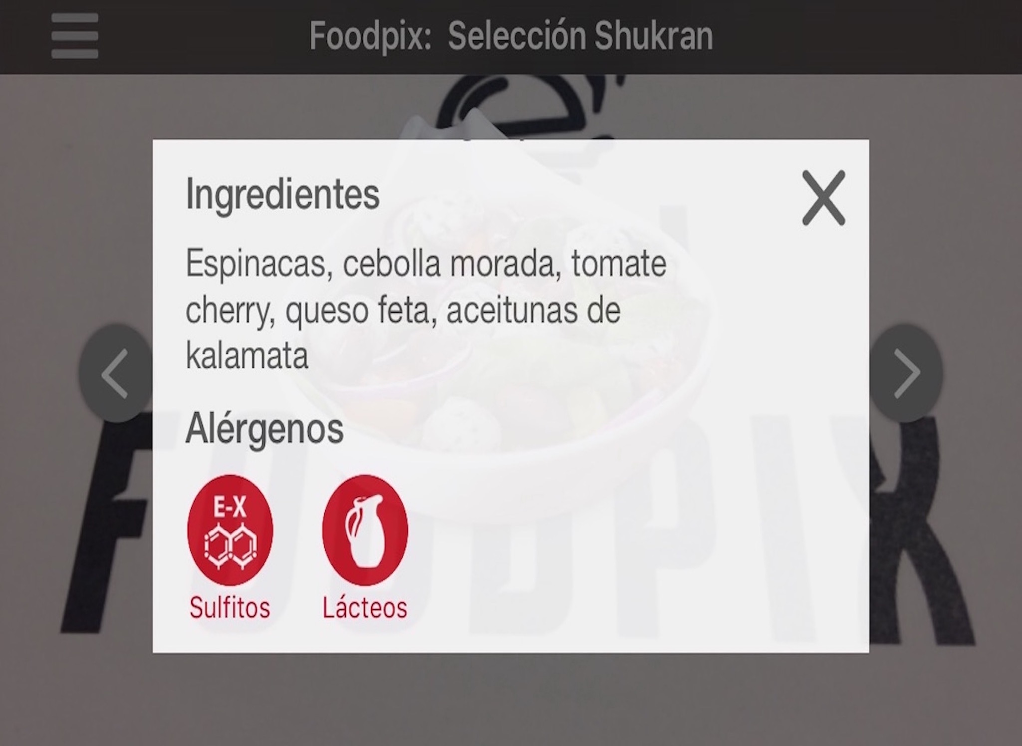 Foodpix: restaurantes con realidad aumentada screenshot 3