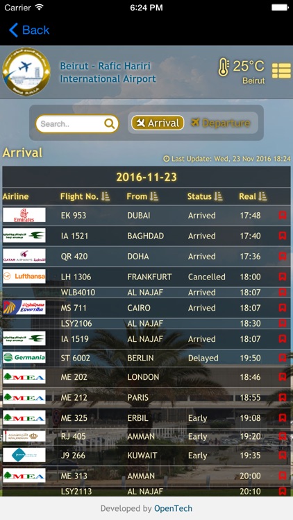 Beirut Airport - Official App