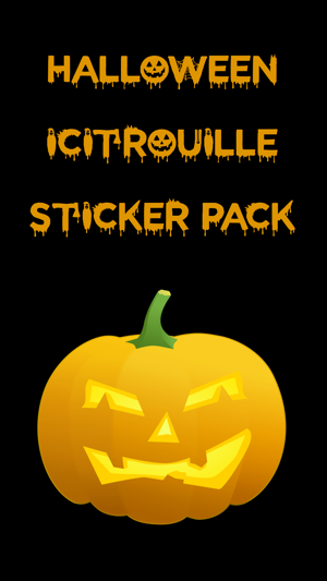 Halloween iCitrouille - Jack O’Lantern Stickers(圖1)-速報App