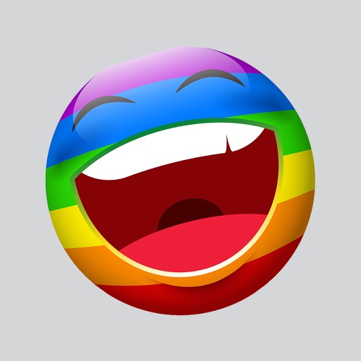 Rainbow Smileys Stickers icon