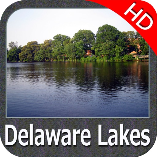 Delaware Lakes HD GPS Map Navigator