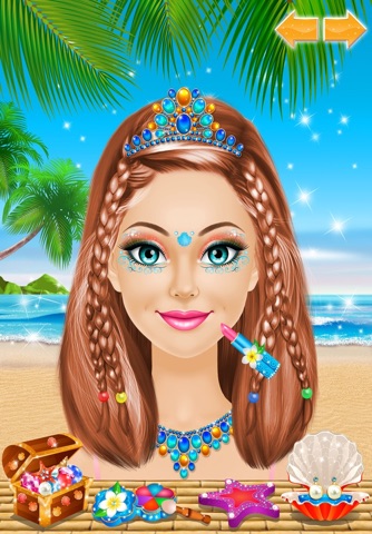 Tropical Princess: Girls Makeup and Dress Up Games screenshot 3