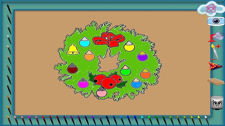 Christmas Colors Paint - Coloring Pages