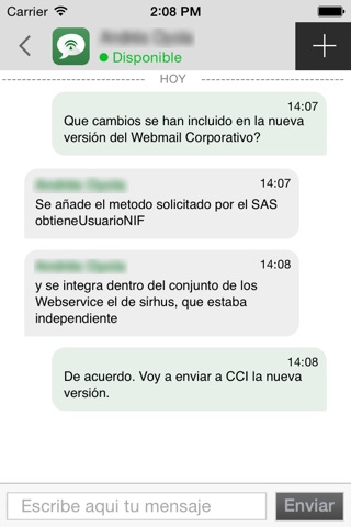 Mensajería Junta screenshot 3