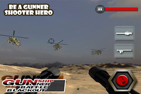 Gunship Gunner Battle BlackOut : Desert Warfare screenshot 2