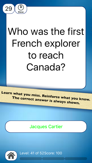 How to cancel & delete Canadian History Homeschooling Quiz For Children from iphone & ipad 2