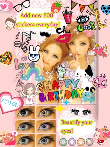 Beauty Sticker Camera-Selfie Cam&Pic Editor screenshot 4