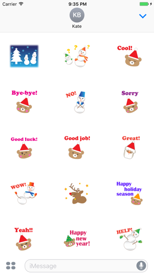 Pleasant Santa Claus Sticker(圖2)-速報App