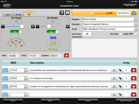 AnaesthetiCard screenshot 3