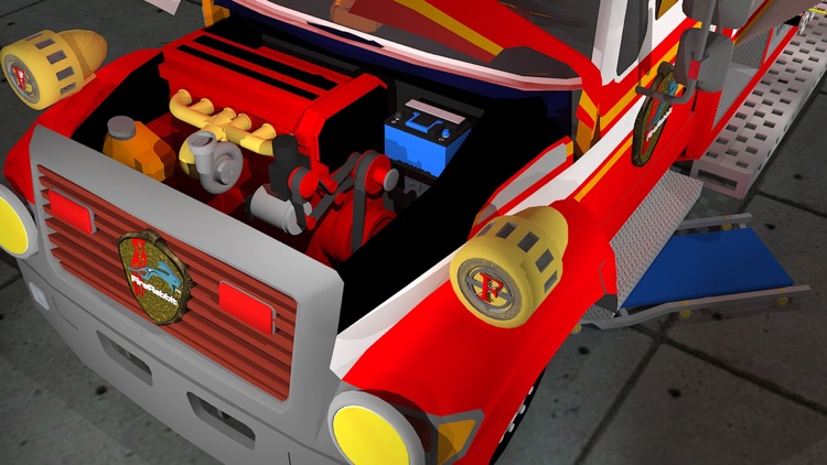 Fix My Truck: Red Fire Engine LITE screenshot-4