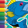 Coloring Page Fish Animal Paint Game Dory Edition