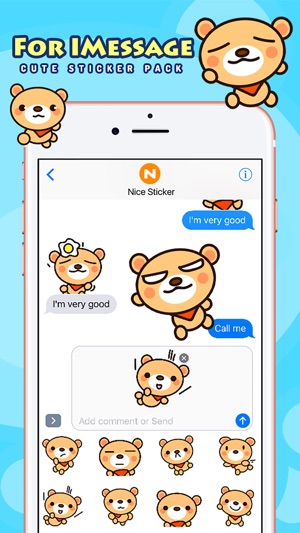 Fly Bear Pro - Cute Stickers by NICE Sticker(圖4)-速報App