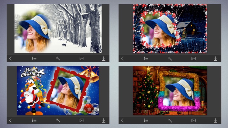 Winter Picture Frame - Instant Photo frame Maker