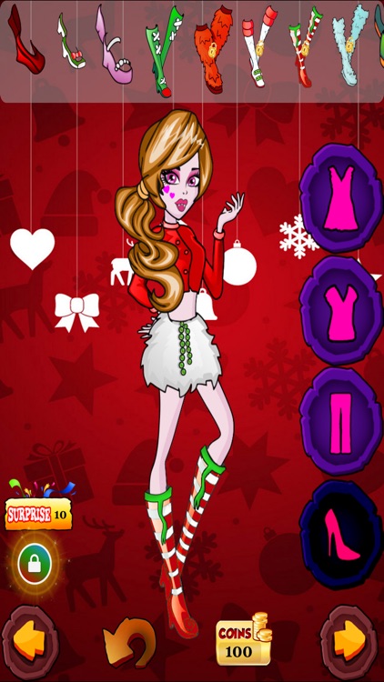 Dress up christmas girl - crazy makeover tour