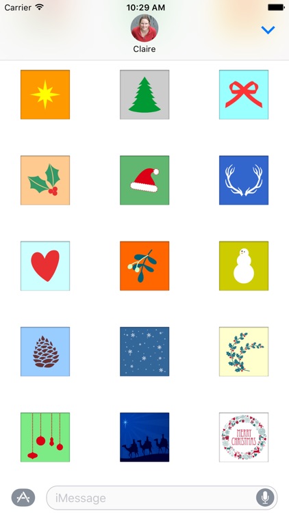 Advent Stickers