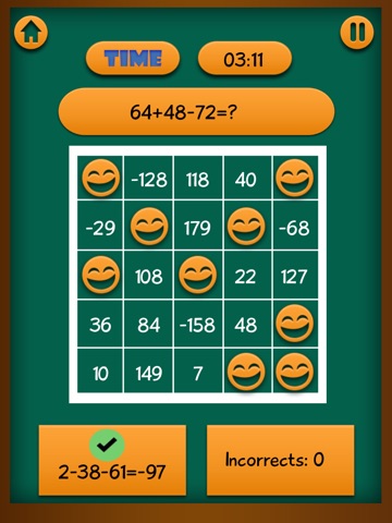 Incredible Math Bingo screenshot 3