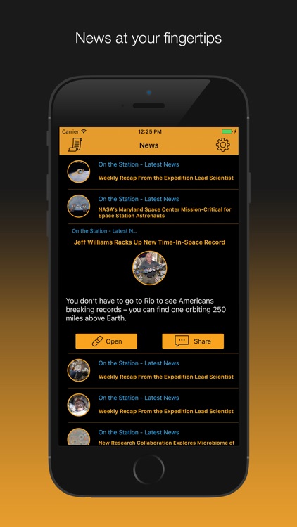 News RSS: Set newsfeed, share with friends
