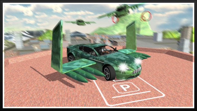 Army Rooftop Flying Car Parking 3D(圖4)-速報App