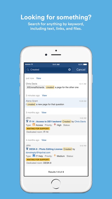 HipChat – Group chat for teams & business Screenshot