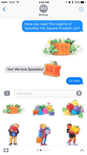 Halloween - Spookley The Square Pumpkin Stickers(圖1)-速報App