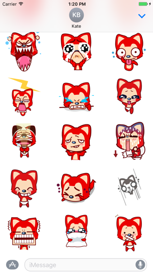 Red Fox Stickers Pack(圖2)-速報App