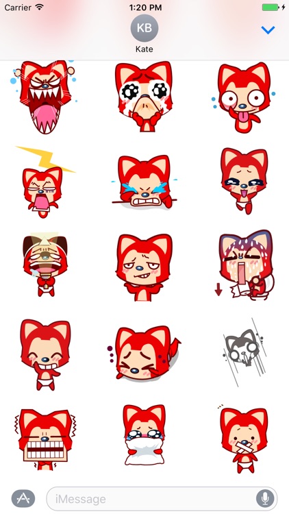 Red Fox Stickers Pack