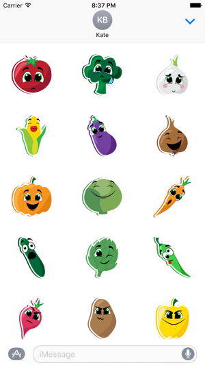 Happy Vegetables