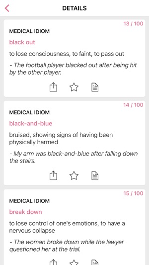 Medical Time idioms in English(圖2)-速報App