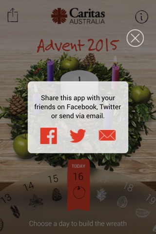 Advent Calendar - Caritas Australia screenshot 3