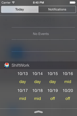 Shift worker's calendar Lite - náhled