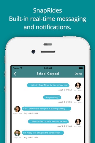 SnapRides - carpool & ride-sharing coordination screenshot 2