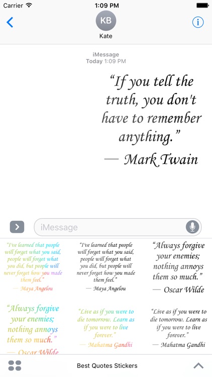 Best Quotes Stickers For iMessage