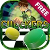 Checkers Boards Puzzle Cartoon Games "for Ben 10"