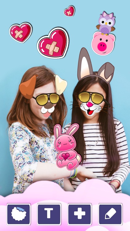 Cute Face Swap Sticker.s and Selfie Cam.era Effects - Funny Photo Montage App for Virtual Make.over