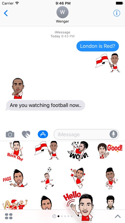 The Gunner Stickers Football