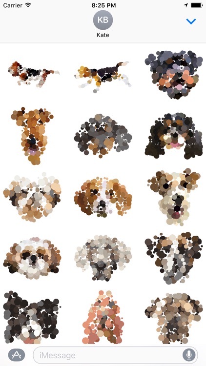 Dotted Dogs Stickers screenshot-0