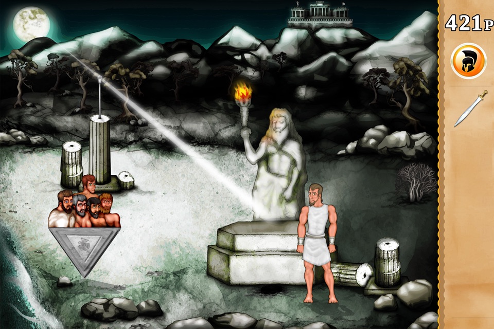 The Odyssey Lite (Adventure) - cyclops vs odysseus screenshot 2