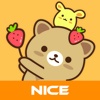 Strawberry Cat - Cute Stickers by NICE Sticker
