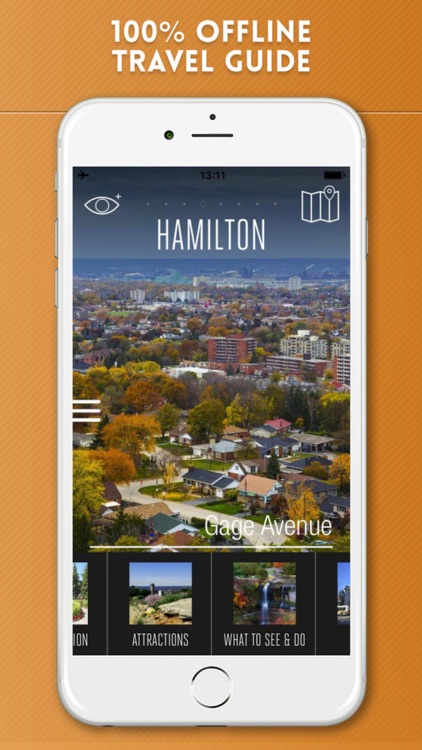Hamilton Travel Guide and Offline City Map by eTips LTD
