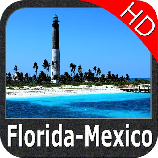 Marine : Florida to Mexico HD - GPS Map Navigator