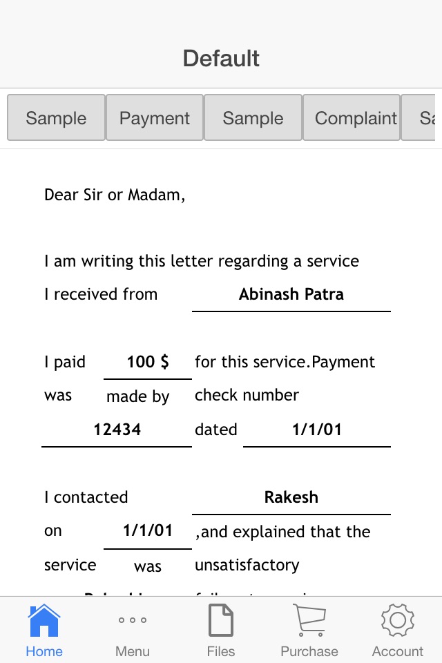 Business Letter screenshot 3