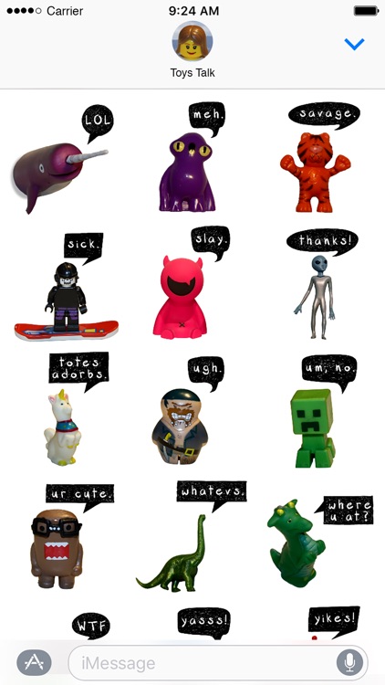 Toys Talk - Funny Toys and Phrases Stickers screenshot-3